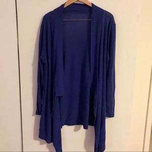 Royal Blue Open Cardigan